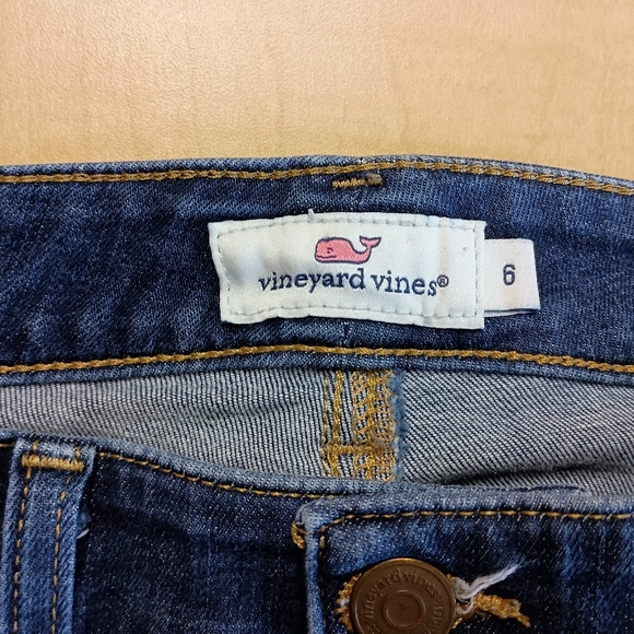Vineyard Vines Dark Wash Skinny Jeans Size 6 - Picture 9 of 9
